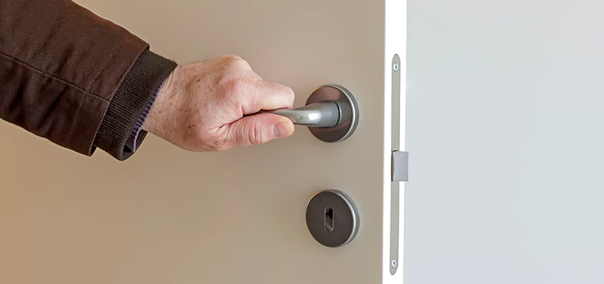 Restroom Locks Privacy Bolt Installation in Livingston, California